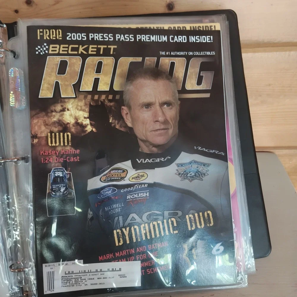 Vintage Beckett Racing Magazine July 2005 Near Mint Protective Sleeved